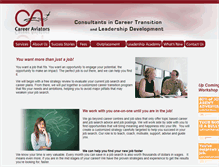 Tablet Screenshot of careeraviators.com